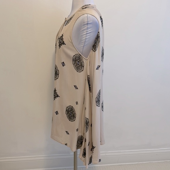 Free People Tree Swing Keyhole Tunic Mini Dress - Picture 5 of 9